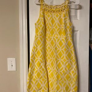 Lilly Pulitzer yellow dress size 8